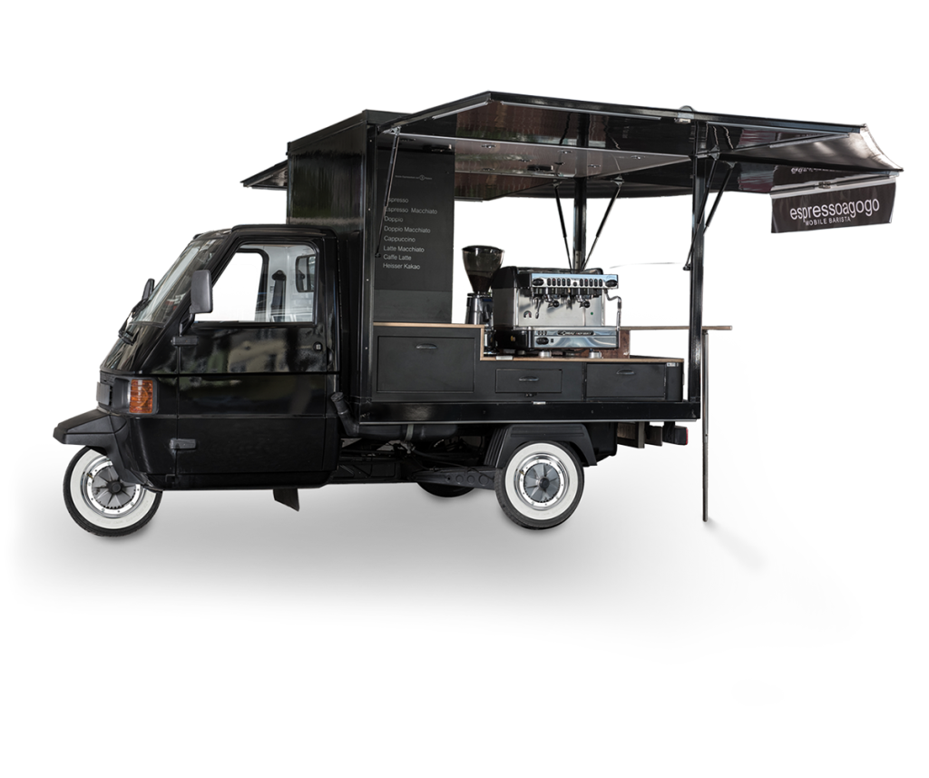 espressoagogo Eine Ape als mobile Kaffeebar